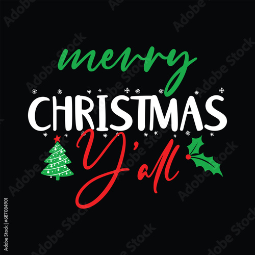 Merry Christmas Y'all Shirt, Merry Christmas Shirt