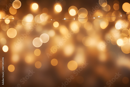 Hintergrund mit Glitter, Lichter, Lichterkette, Funkeln, Sterne in silber, gold, weiß und schwarz als bokeh Banner © FJM
