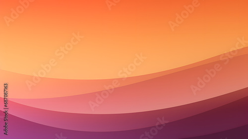 Smooth gradient background in sunset colors of orange, pink, and purple