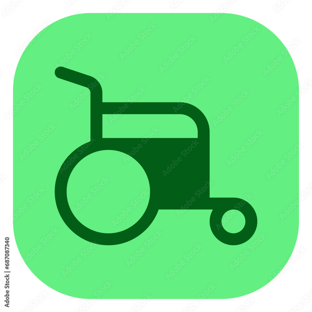 Editable disability, wheelchair access vector icon. Part of a big icon set family. Perfect for web and app interfaces, presentations, infographics, etc Editable disability, wheelchair access vector icon. Part of a big icon set family. Perfect for web and app interfaces, presentations, infographics, etc
