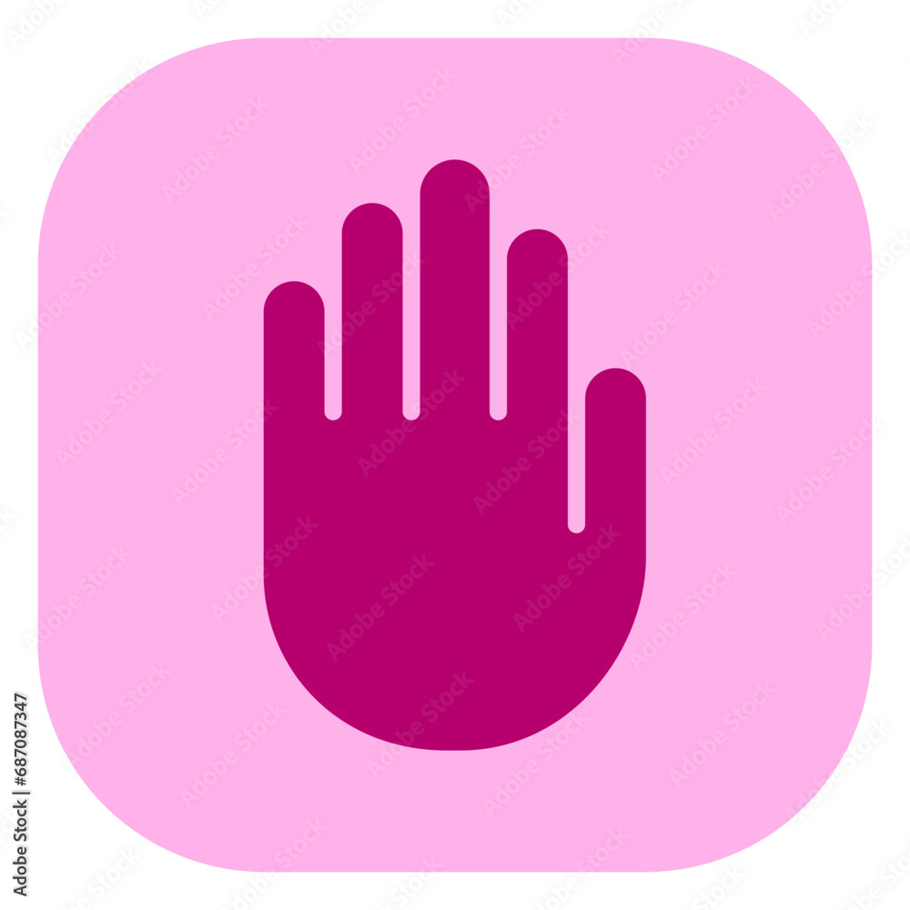 Editable stop, sign language vector icon. Part of a big icon set family. Perfect for web and app interfaces, presentations, infographics, etc Editable stop, sign language vector icon. Part of a big icon set family. Perfect for web and app interfaces, presentations, infographics, etc
