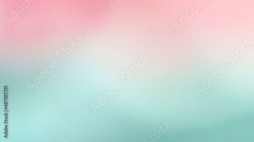 Soft gradient background transitioning from mint green to pastel pink photo