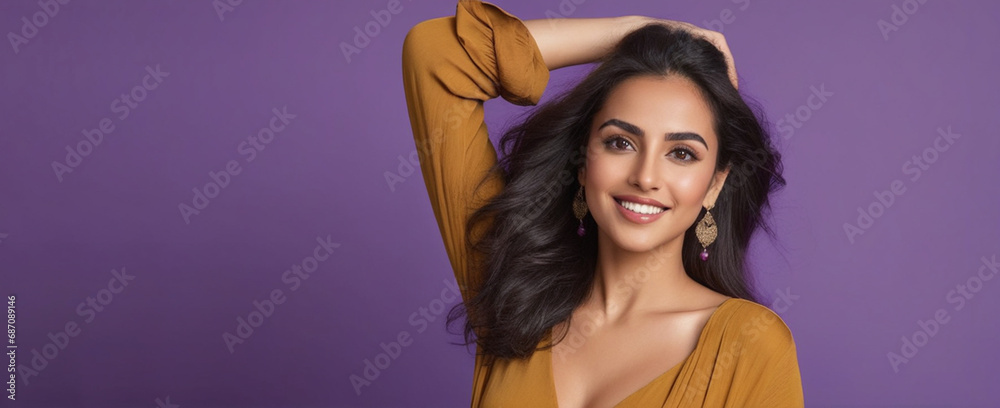 Beautiful Moroccan good woman nice fashion half body eye contact Beautiful Moroccan good woman nice fashion half body eye contact