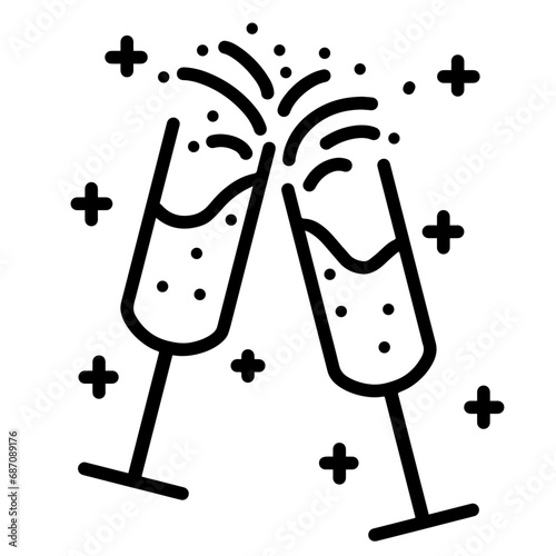 Champagne Icon