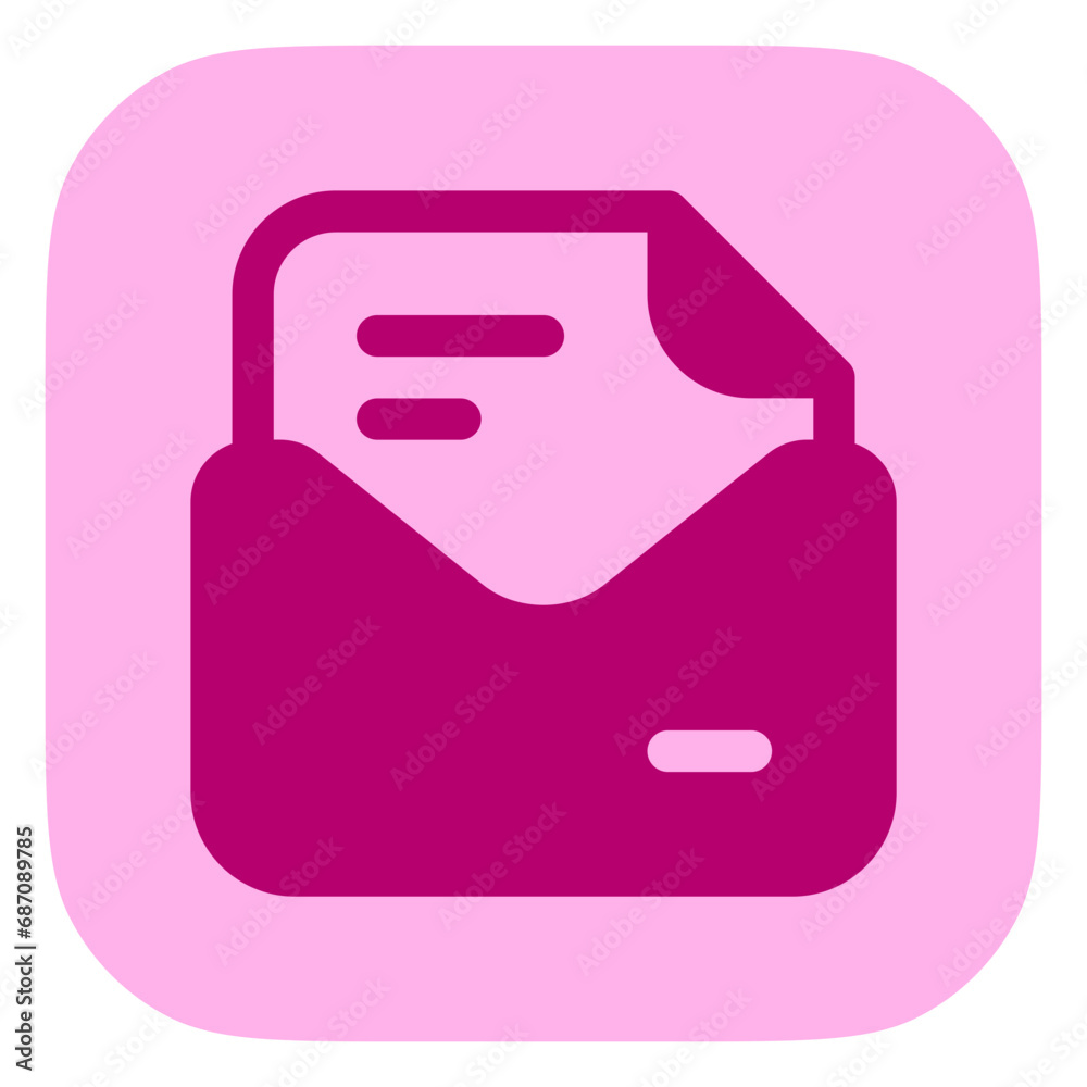 Editable vector open mail letter icon. Part of a big icon set family. Perfect for web and app interfaces, presentations, infographics, etc Editable vector open mail letter icon. Part of a big icon set family. Perfect for web and app interfaces, presentations, infographics, etc