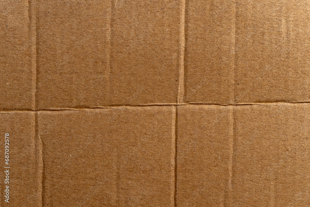 Fototapeta premium thick beige paper cardboard material, paper overlay.