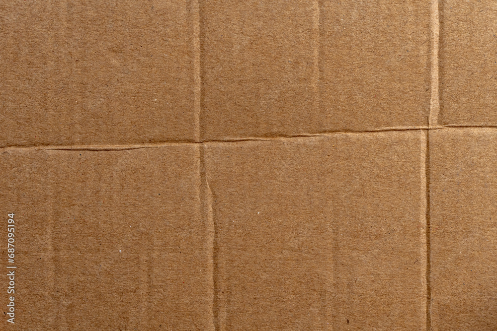 Fototapeta premium thick beige paper cardboard material, paper overlay.