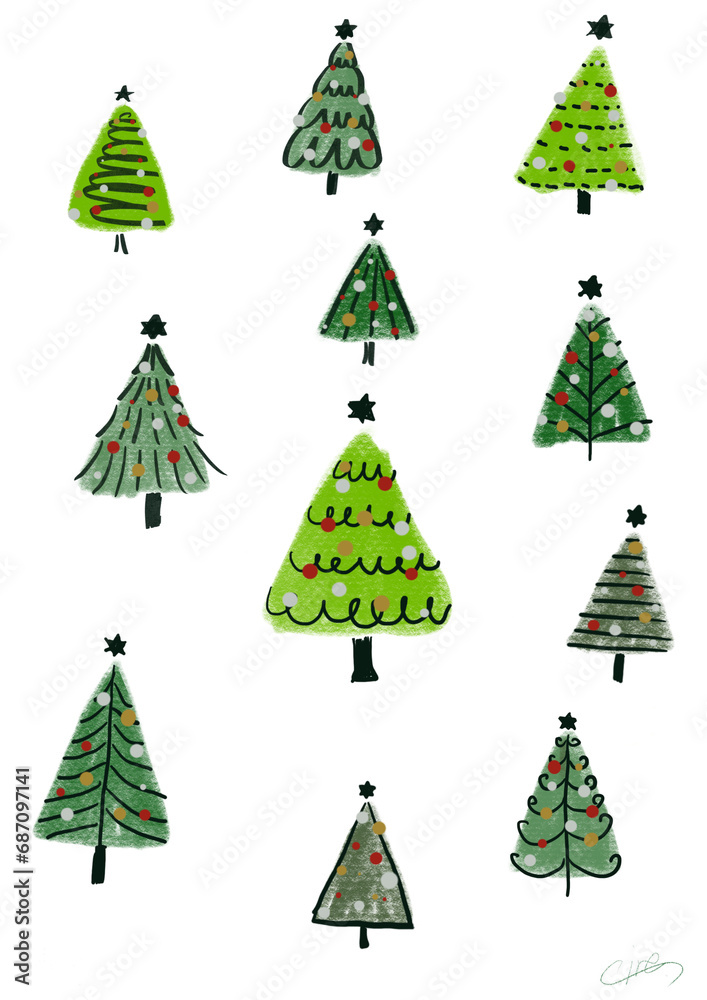 christmas tree set