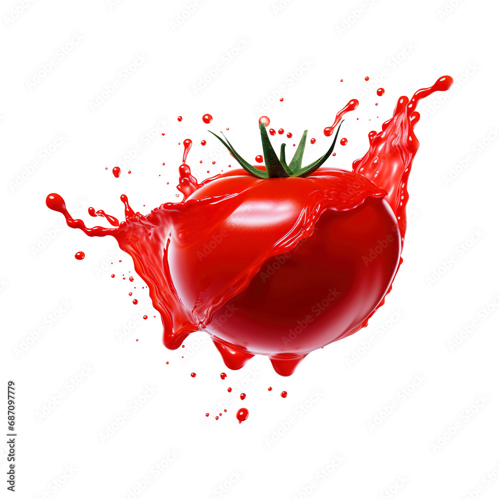 red tomato splash isolated on transparent background Remove png, Clipping Path, pen tool red tomato splash isolated on transparent background Remove png, Clipping Path, pen tool