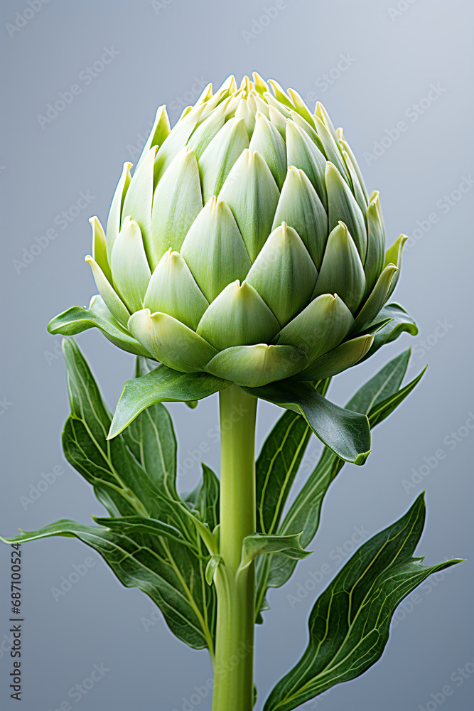 Artichoke. Portrait. Ideal for advertising or banner. Artichoke. Portrait. Ideal for advertising or banner.