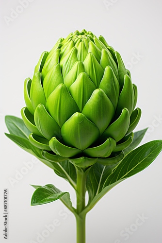 Artichoke. Portrait. Ideal for advertising or banner.