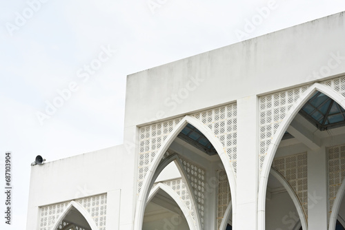 Bild auf Leinwand Part view of the Central Mosque of Songkhla Province, Thailand
