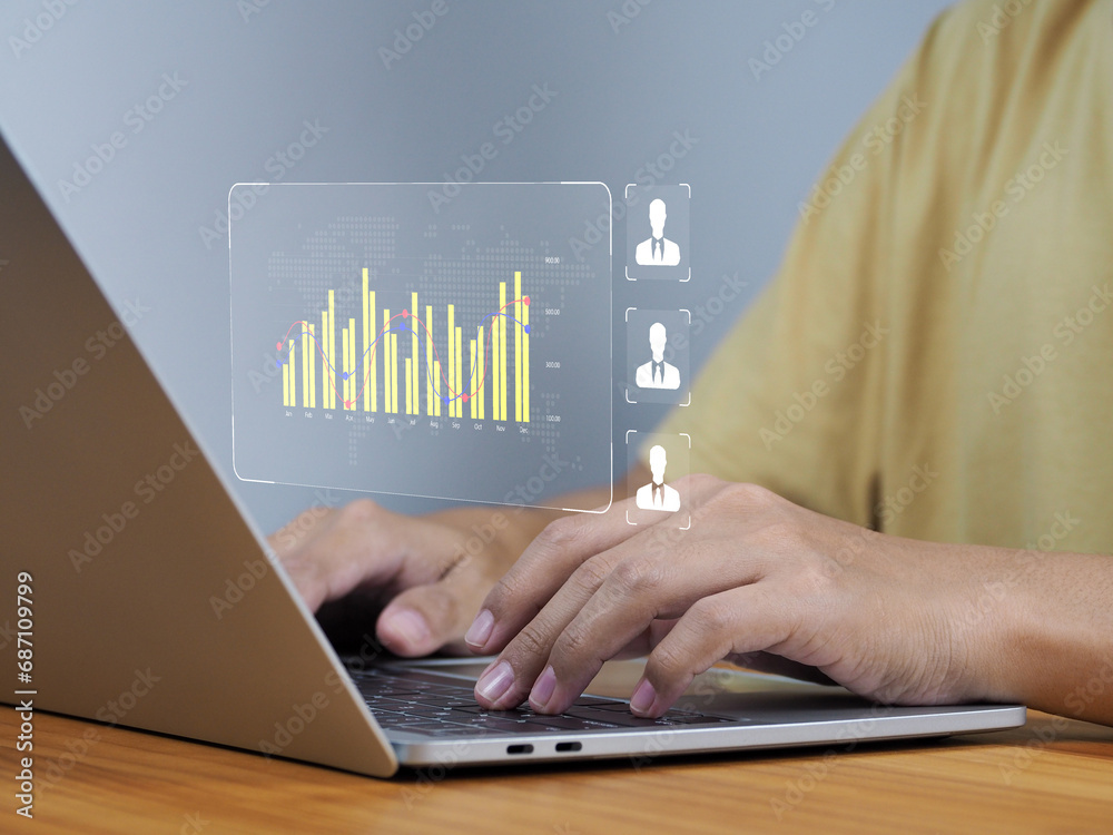 Digital KPI data technology, share data within company teams Digital KPI data technology, share data within company teams