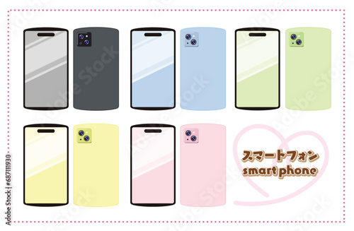 新型 スマートフォン 表 裏 iphone15