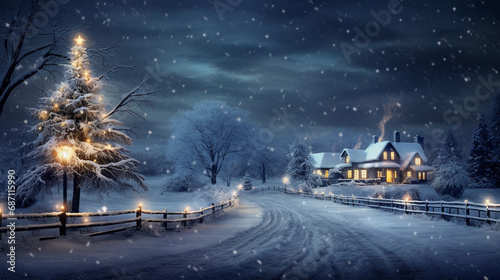 Winterlandschaft Weihnachten © Michael Anger