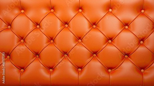 orange leather sofa texture background, luxury leather pattern  © Planetz