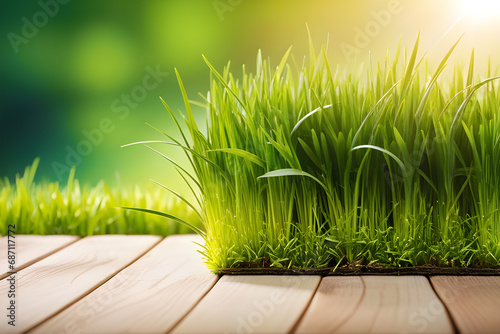 a detailed grass ground cover vegetation jungle generative ai