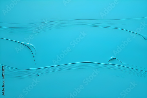 cyan random brush painted background generative ai