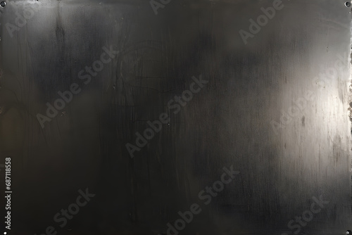 Smooth gray grunge background with scratches and holes generative ai