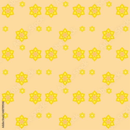 motif sans couture avec des fleurs