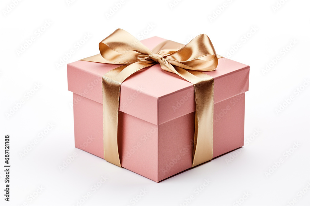Obraz premium IPresent gift box on white background.