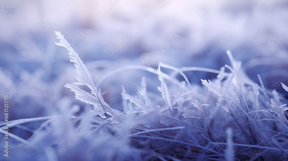 frost creeping along texture blurple field frost creeping along texture blurple field