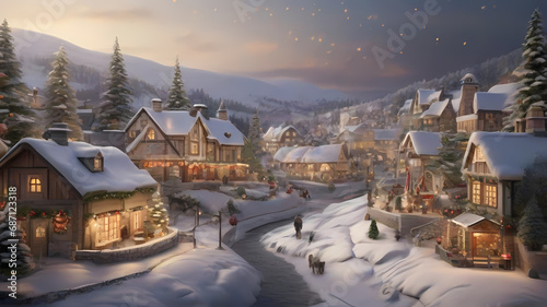 Weihnachtliche Motive, weihnachtsmarkt und weihnachtsmann © Mr. Washington
