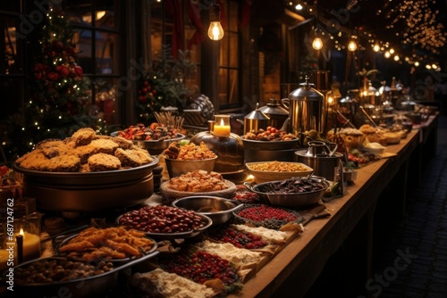 Holiday Market Food - Generative AI © Sidewaypics