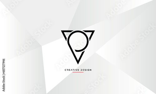 VP or PV Alphabet letters logo monogram