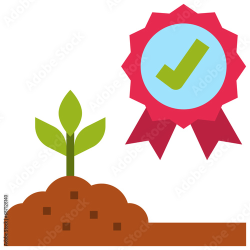 soil quality flat icon