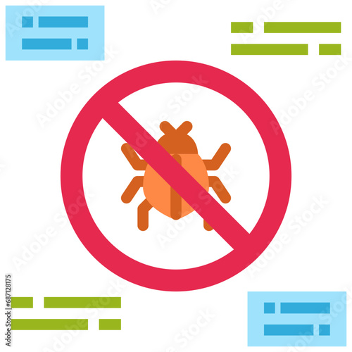 pest control flat icon