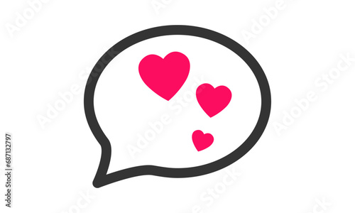Heart dating logo
