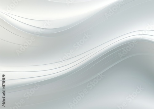 Abstract wave background. White grey wave satin texture that is white silver fabric silk background with beautiful soft blur pattern natural.