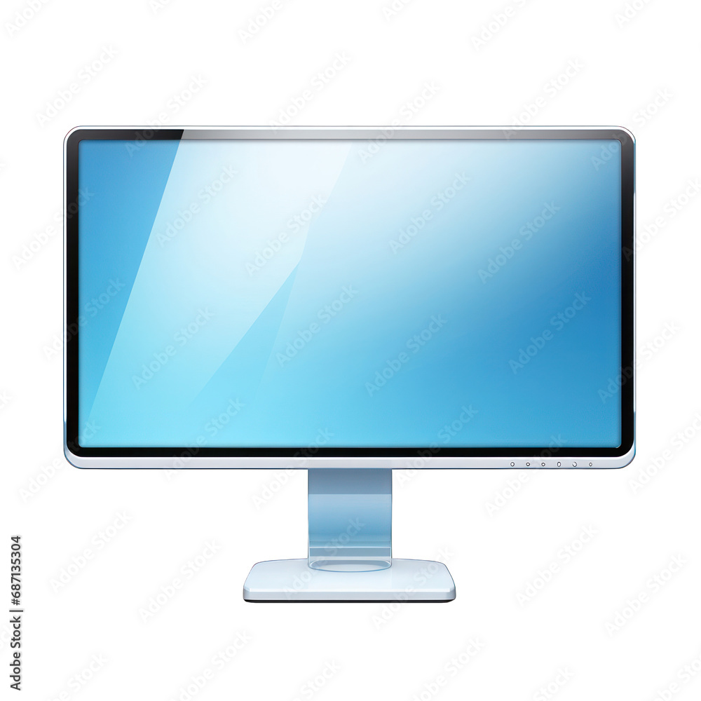 Computer Monitor Isolated on Transparent or White Background, PNG Computer Monitor Isolated on Transparent or White Background, PNG