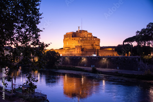 Castel Sant'Angelo in Rome, Italy.	
 photo