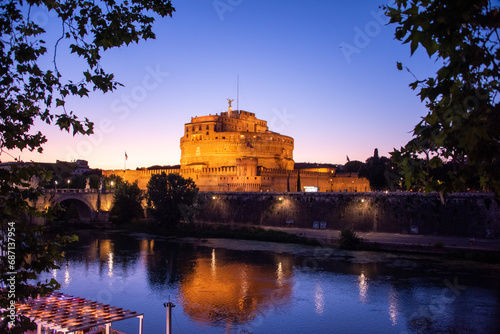 Castel Sant'Angelo in Rome, Italy. 