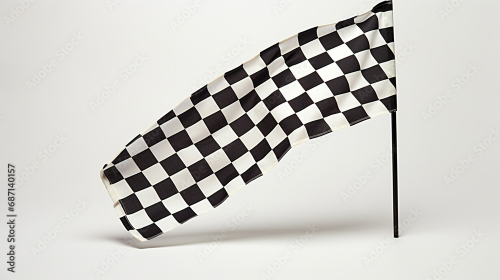 checkered racing flag HD 8K wallpaper Stock Photographic Image 
