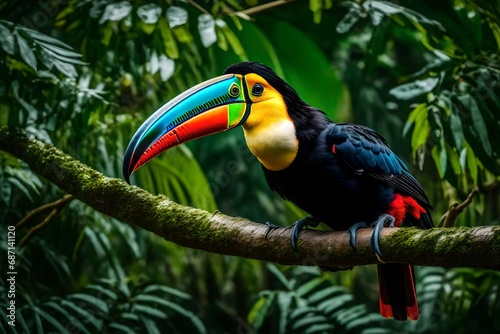 toucan on a branch © Muhammad