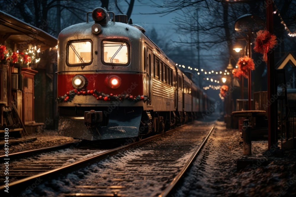 Christmas Trains - Generative AI
