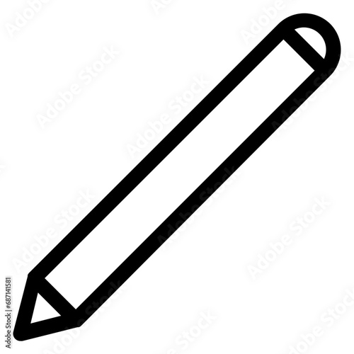 Icon of pen or stylus for write