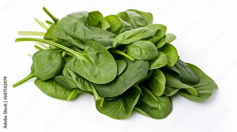 fresh spinach leaves isolated fresh spinach leaves isolated