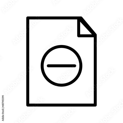 Vector button app concept allows users to easily delete or reject text and forms. Removing or reporting sensitive information. Document symbol, sign, and paper design