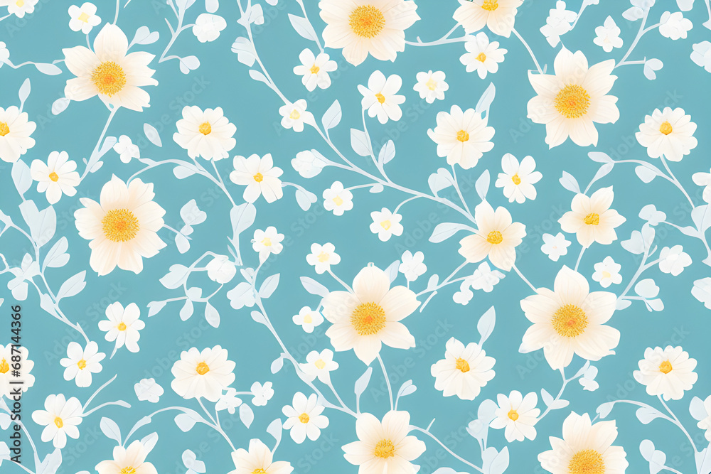 seamless floral pattern
small flower pattern. Generative Ai seamless floral pattern
small flower pattern. Generative Ai