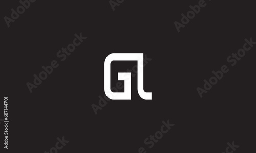 GL, LG, G, L Abstract Letters Logo Monogram