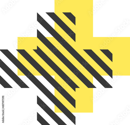 Abstract Memphis Geometric Element