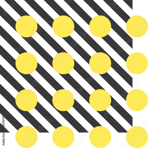 Abstract Memphis Geometric Element