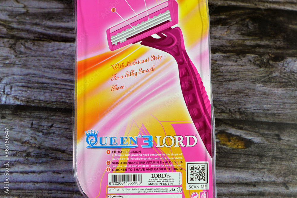 Cairo, Egypt, November 30 2023 Queen 3 Lord, Lord Queen triple Plus