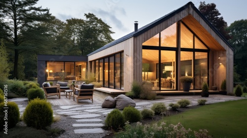 Modern Wooden Detached House in the Countryside