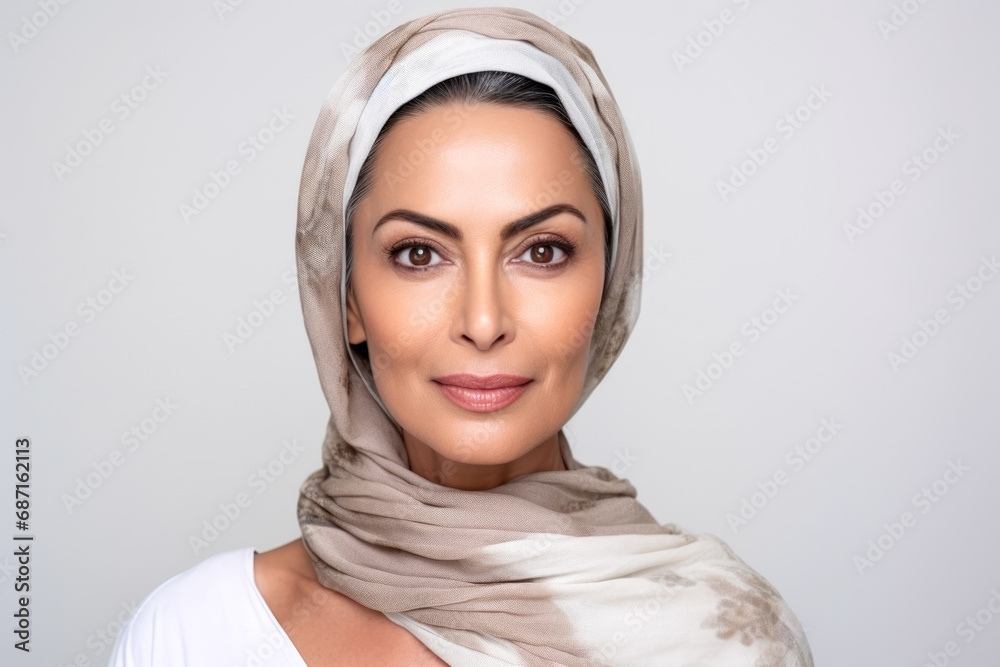 Young muslim woman wearing the hijab. Young muslim woman wearing the hijab.