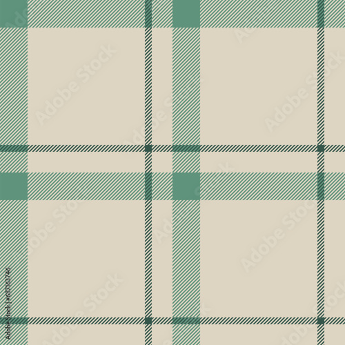Plaid seamless pattern. Check fabric texture. Vector textile print.
